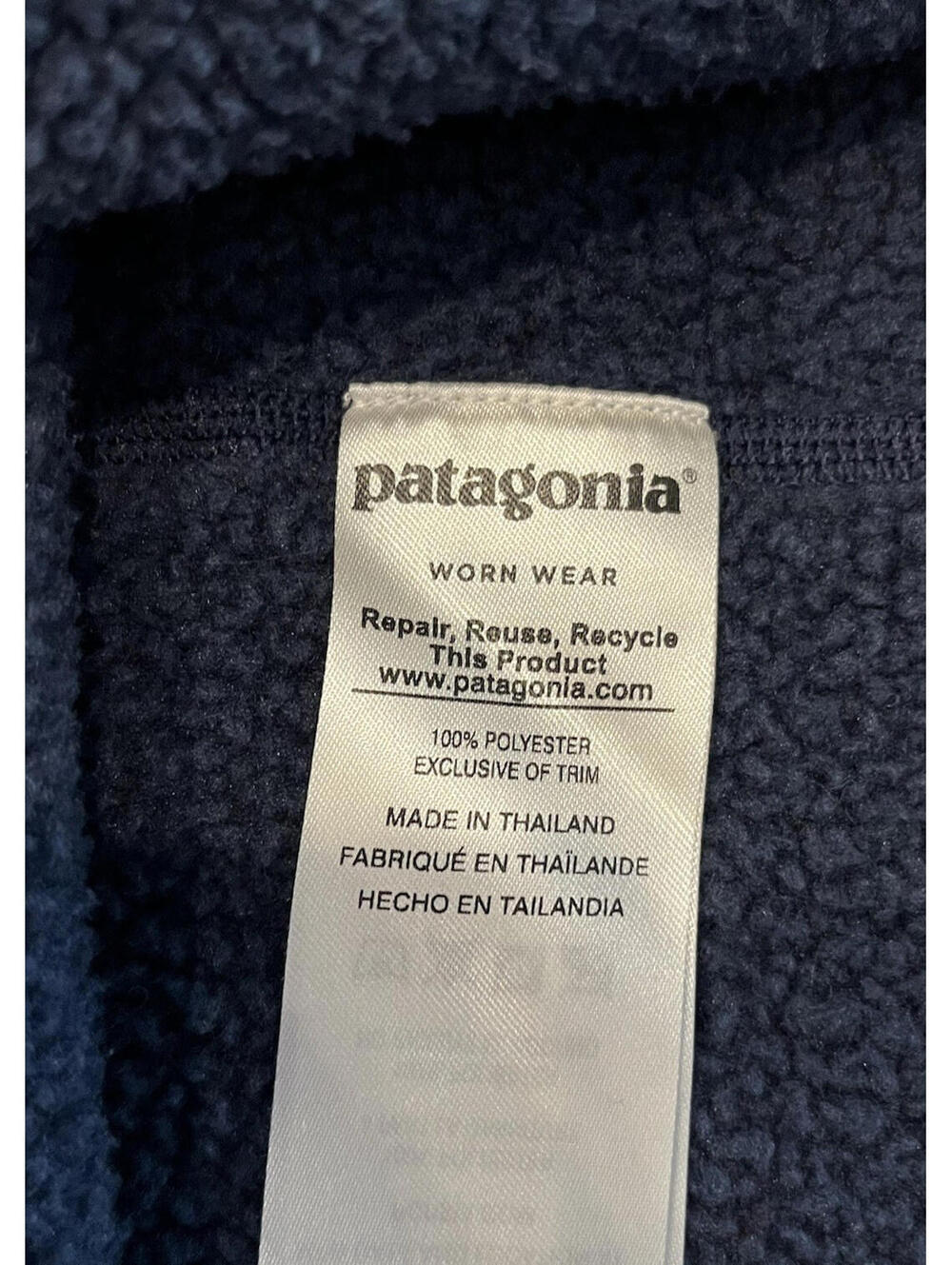 Patagonia Better Sweater 1/4 Zip Fleece Pullover Women XS Blue - Picture 8 of 8